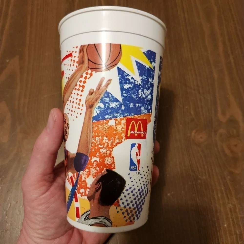 Vtg 1994 McDonalds Nothing But Net MVP's Charles Barkley, Phoenix Suns Cup NICE